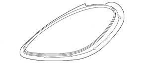 Front right headlight seal Porsche Macan 15-18 for xenon