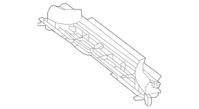 Upper radiator deflector Mercedes Metris W447 16-23