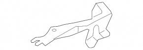 Right hood hinge Mazda3 MPS 09-13