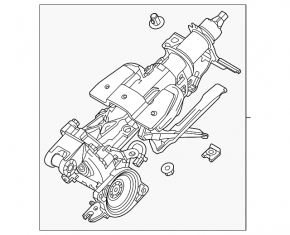 Steering column EUR Mazda CX-30 20-