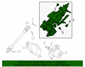 Steering column EUR Mazda CX-30 20-