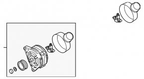 Generator Audi A5 08-16 2.0 TFSI 150Ah