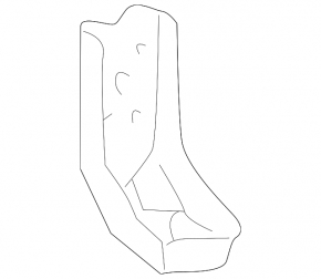 Upper left radiator bracket for Lexus LX 98-07