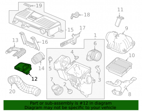 Air intake Honda CRV 20-22 hybrid