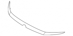 Upper grille trim for VW Jetta 25-26