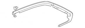 Door molding upper rear left Chevrolet Equinox 10-17