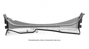 Windscreen wiper grille plastic Cadillac CTS 14 - cracks