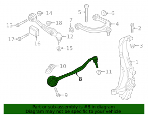 Lower control arm, front left, BMW X5 G05 19-25 M
