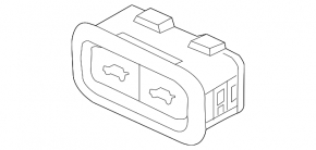 Polestar 2 21- Tailgate Lock Button