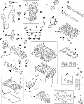 Cylinder head assembly Hyundai Sonata 20- 2.5