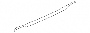 Rear bumper lip trim Audi A6 C7 16-18 rest