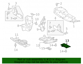 Rear engine guard for Lexus GX460 10-23