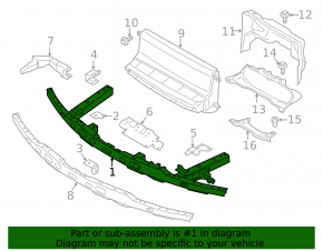 TV top bar BMW i3 14-21 OEM
