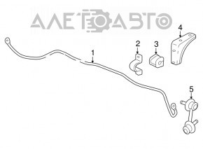 Stabilizer link rear right Acura ILX 13- CTR