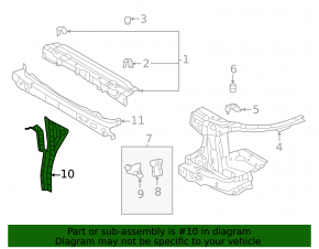 Toyota Land Cruiser 24-26 Hood Lock Plate