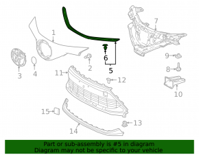 Hood seal for Toyota C-HR 20-22 Turkey built