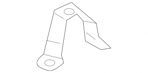 Bracket for the outer panel of the right rear wing apron Lexus IS 14-20