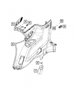 Socket 115v Jeep Cherokee KL 14-23