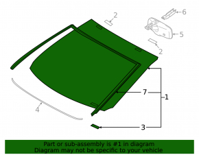 Toyota Rav4 13-15 windshield