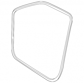 Door seal front left VW Passat b7 12-15 USA