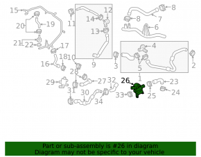 Coolant pump Audi A3 8V 15-18