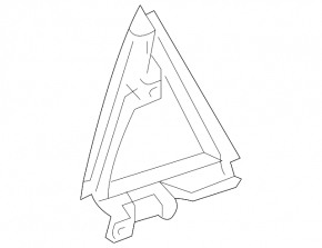Door trim side rear left Lexus RX350 RX450h 10-15 triangle