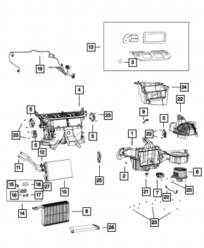 Amplifier assy, air conditioner Dodge Charger 15-20 rest