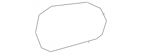 Toyota Camry v50 12-14 rear right door handle cap