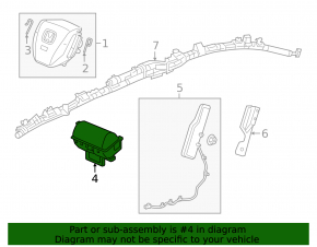 Airbag passenger in the dashboard Honda CRV 20-22