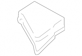 Subaru Outback 10-12 hood fuse box cover