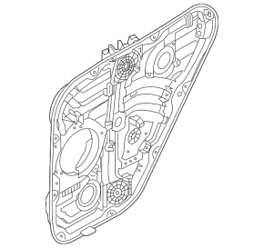 Rear left window lift mechanism for Hyundai Tucson 22-25