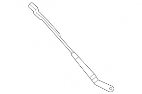 Left wiper arm Audi A4 B8 08-16