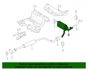 Exhaust pipe with barrel Ford Transit Connect MK2 13-25 2.5