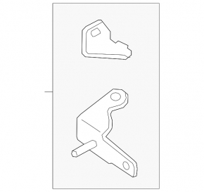 Door hinge upper front left Ford Mustang Mach-E 21-23