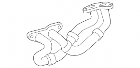 Engine Cooler Tubes Toyota Highlander 14-16 3.5