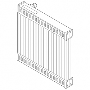 BMW 5 G30 18-20 4.4T Water Cooling Radiator