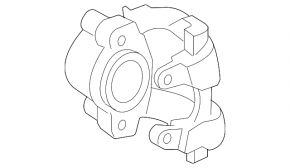 Rear right caliper assembly for Mercedes W221