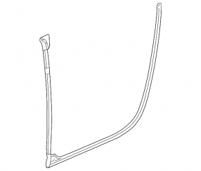 Door seal lower rear right Cadillac CTS 14-19