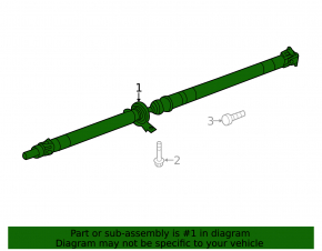 Driveshaft driveshaft Subaru Forester 19-SK rusty