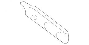 Rear bumper mount, outer right, Lexus RX300 RX330 RX350 RX400h 04-09