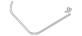Door seal rear left VW Passat b7 12-15 USA lower
