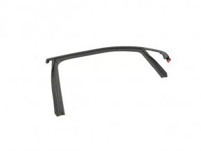 Upper rear left door molding with seal Fiat 500X 16-22 black