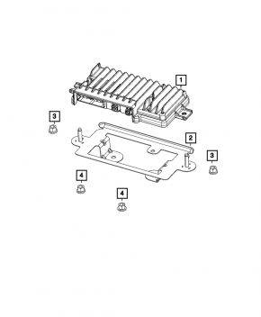 PARK ASSIST CONTROL MODULE Jeep Grand Cherokee WL 21-23