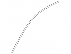 Upper front right door molding for Honda Accord 21-22 chrome