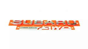 SUBARU symmetrical AWD tailgate emblem Subaru Outback 15-19