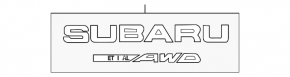 Subaru Outback 15-19 AWD Tailgate Emblem