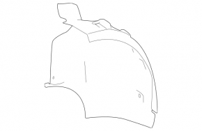 Front left rear fender liner for Mercedes X164 GL