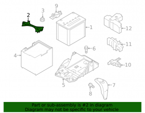 Mazda 3 Battery Mount 19-24 Japan-built