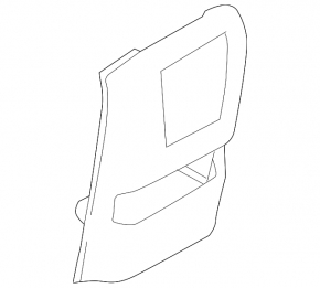 Rear center console trim Ford Focus mk3 15-18 rest, gray, scratch