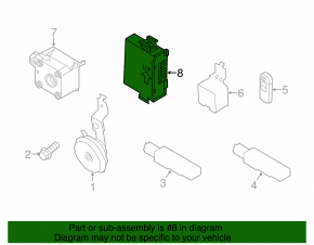 Mazda 6 Central Locking Module 13-15